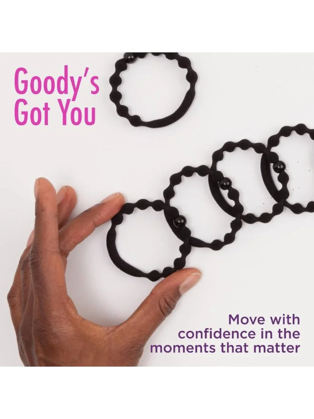 Damage-Free Neon Hair Ties - 10 Ct, Stronger Elastic Bands for All Hair Types